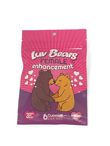 Luv Bear Gummy for Her Display of 20 Count - 3 Doses Per Pack