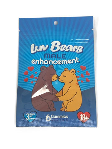 Luv Bear Gummy for Him Display of 20 Count - 3 Doses Per Pack