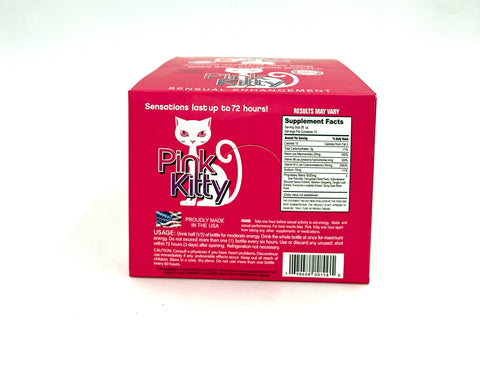 Pink Kitty Liquid Bottle - 12 Per Display
