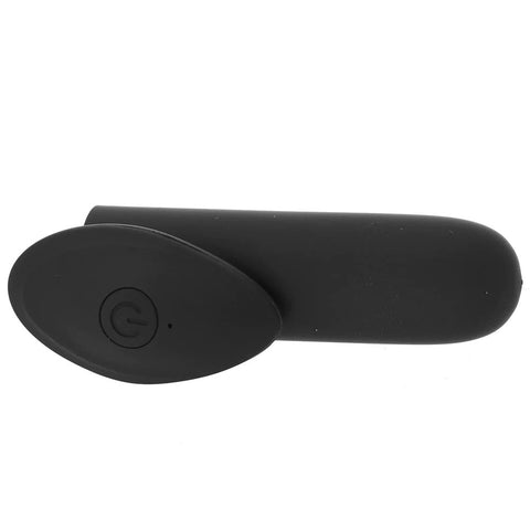 Pink Pussycat Vibrating Remote Control Bullet -  Black