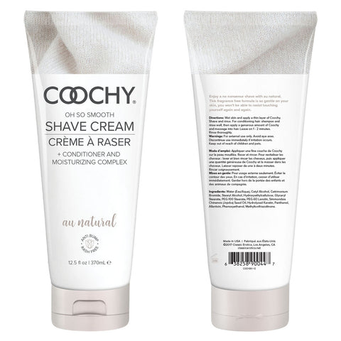 Coochy  Shave Cream Au Natural 12.5 Fl. Oz.