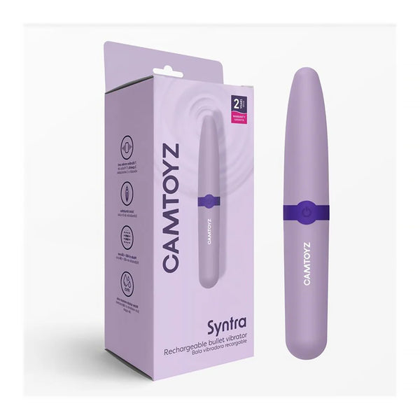 Syntra Camtoyz Rechargeable Bullet Vibrator - Purple  Libido Lifted