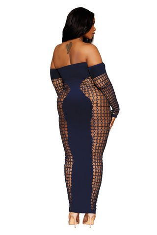 Bodystocking Gown - Queen Size - Denim