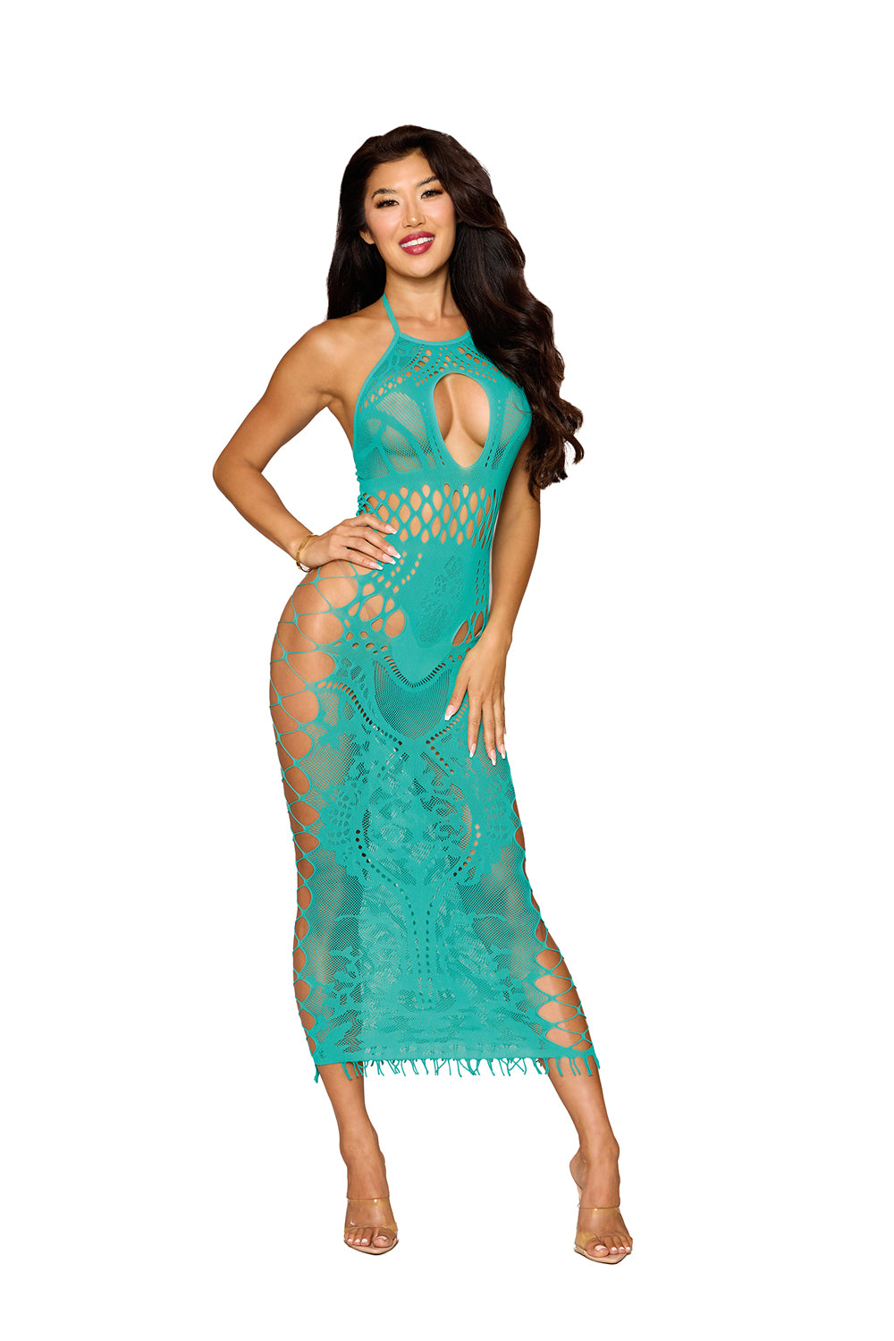 Bodystocking Gown Dmnd - One Size - Agate