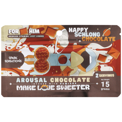 Happy Chocha (His) Chocolate - 12 Pack Display