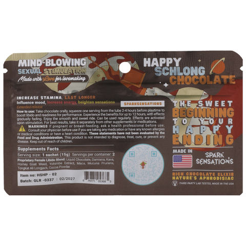 Happy Chocha (His) Chocolate - 12 Pack Display
