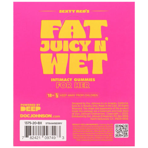 Sexyy Red - Her Sexual Stimulation Gummies - 12 Pack Display - Strawberry