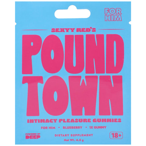 Sexyy Red - His Sexual Stimulation Gummies - 12 Pack Display - Blueberry