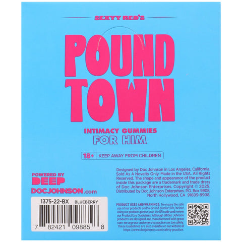 Sexyy Red - His Sexual Stimulation Gummies - 12 Pack Display - Blueberry
