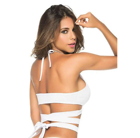 Wrap Around Top Medium/large - White
