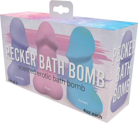 Pecker Bath Bombs 3 Pk