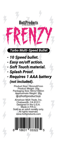 Frenzy - Power Bullet- Black