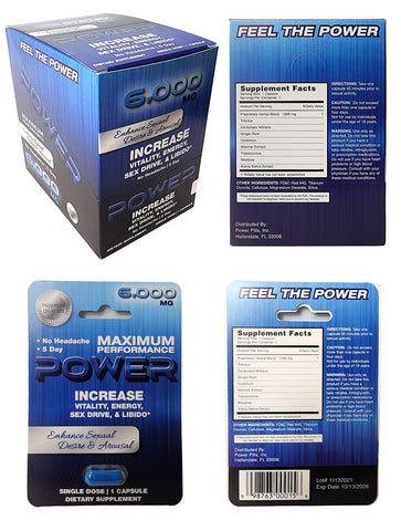 Power 6000 25 Ct Display Box