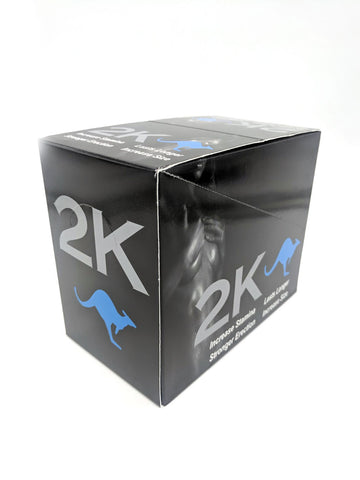 Kangaroo 2k for Him - 30 Count Blue Display - 2ct Blister