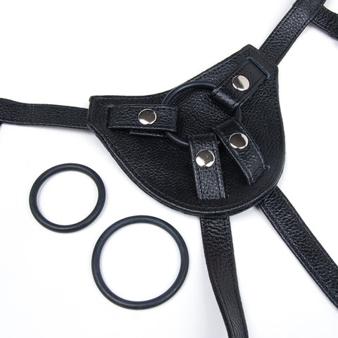 Terra Firma Dee Dildo Harness - Black