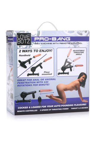 Pro-Bang Sex Machine With Remote Control