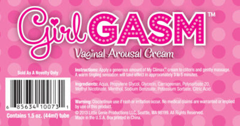 Girlgasm Arousal Cream