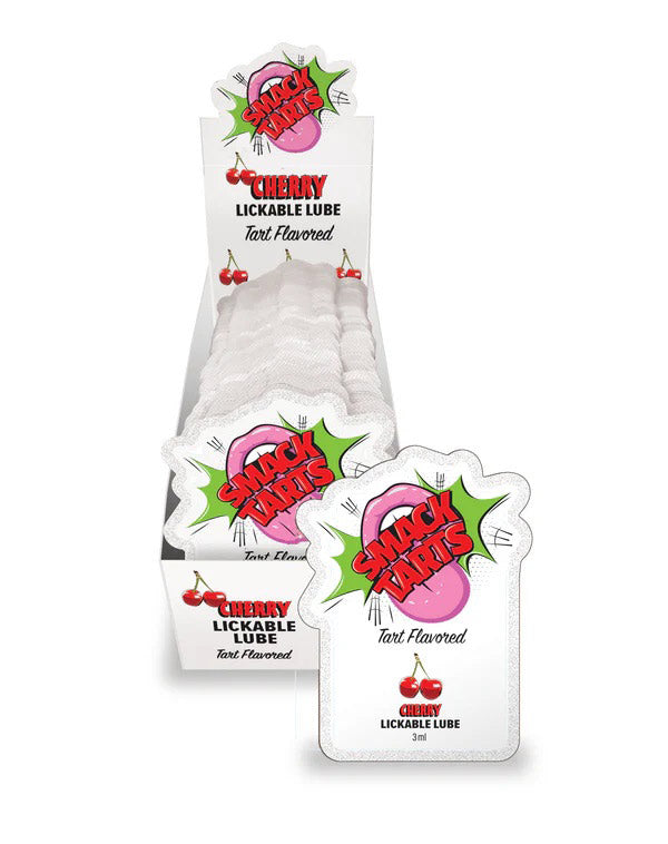 Smack Tarts Lube 3ml Pouch Display 36pc - Sour Cherry
