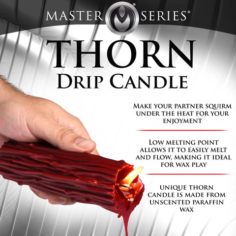 Thorn Drip Candle - Red