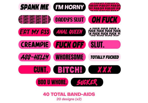 Naughty Naughty XXX Ouchie Stix Bandages 40pack