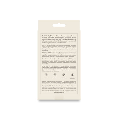 X and o's Embrace - Rose