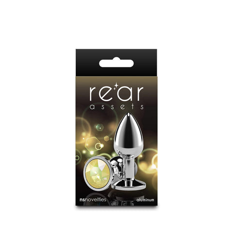 Rear Assets Silver Small Yellow Gem