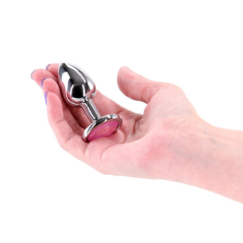 Rear Assets Silver Medium Pink Gem