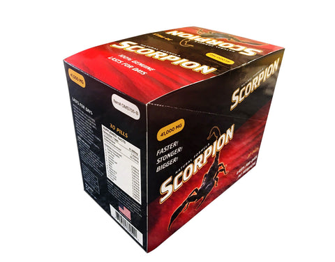 Scorpion Male Enhancement - 30 Count Box