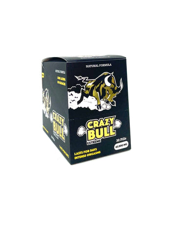 Crazy Bull 30 Pill Box Display