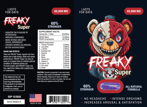 Freaky 30 Pill Box Display