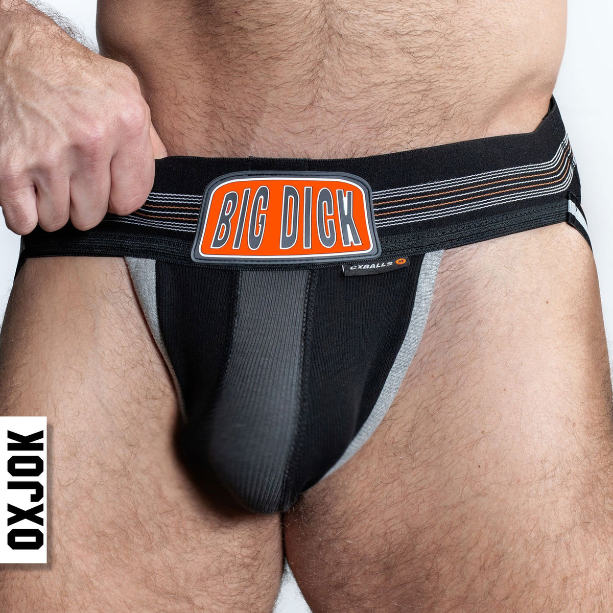 Bulger the Big Pouch Jock Black Iron Small