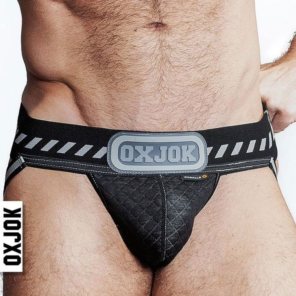 Packer Industrial Quilted Cargo Strapjock Black  Puff Medium