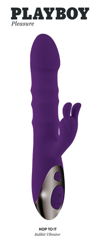 Hop to It - Rabbit Vibrator - Dark Purple