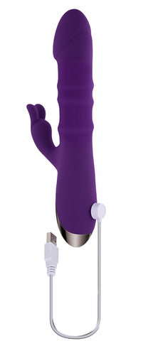 Hop to It - Rabbit Vibrator - Dark Purple