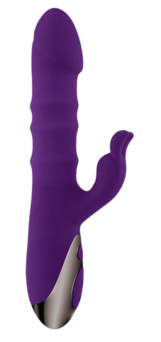 Hop to It - Rabbit Vibrator - Dark Purple