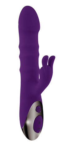 Hop to It - Rabbit Vibrator - Dark Purple