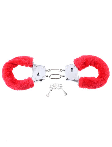 Fetish Fantasy Series Beginner's Furry Cuffs - Red