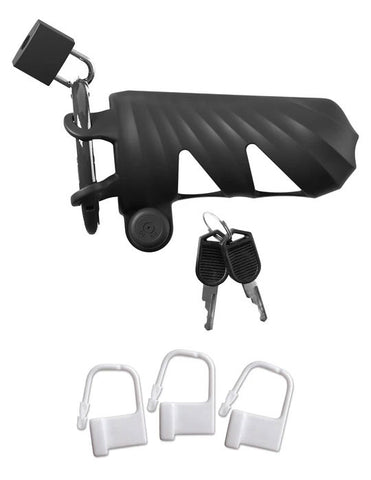 Fantasy C-Ringz Remote-Controlled Vibrating Cock Blocker - Black