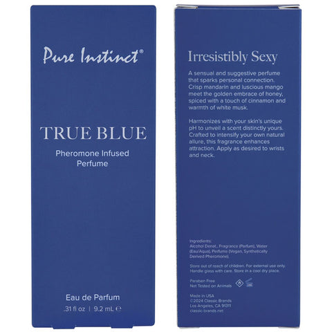 Pure Instinct Pheromone Perfume Spray True Blue 9.2 ml 0.31 Floz