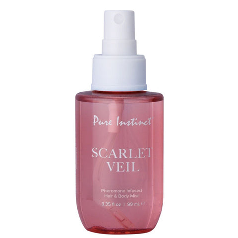 Pure Instinct Pheromone Hair and Body Mist Scarlet Veil 3.35oz