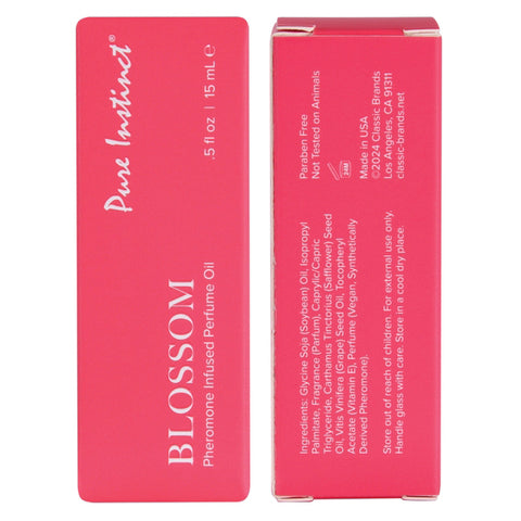 Pure Instinct Pheromone Perfume Oil With Dropper Blossom 15ml | 0.5 Fl Oz