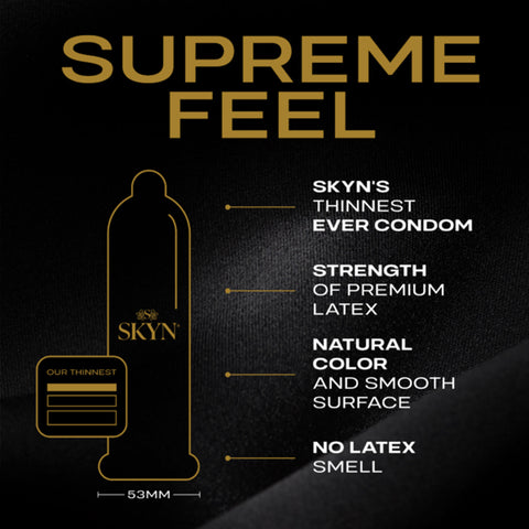 Skyn Supreme Feel 3 Count Condoms