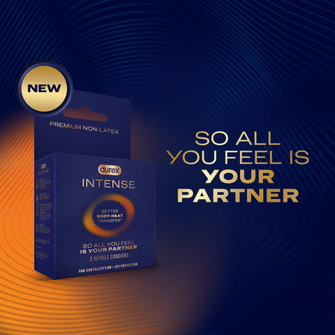 Durex Intense Nitrile Condoms 3 Pack Pack