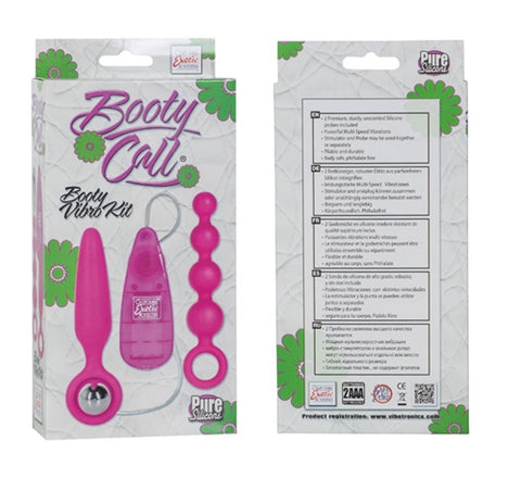 Booty Call Booty Vibro Kits - Pink