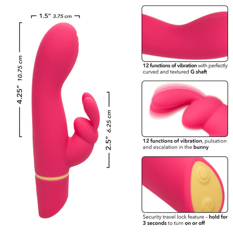 Love Bunny Vibrating "G" Bunny - Pink