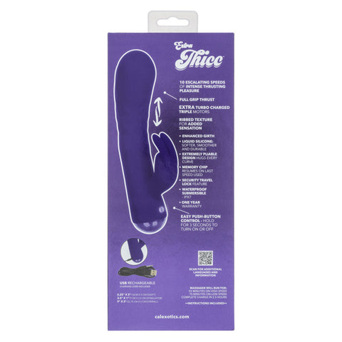 Extra Thicc Chubby Deep Thrust Bunny - Purple