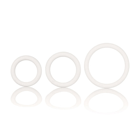 Rubber Ring 3 Piece Set - White