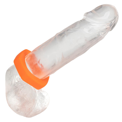 Alpha Liquid Silicone Prolong Sexagon Ring -  Orange