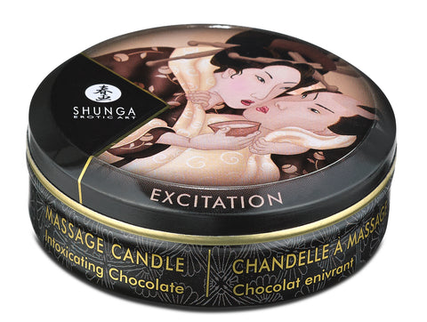 Mini Massage Candle - Excitation - Intoxicating  Chocolate - 1 Fl. Oz.