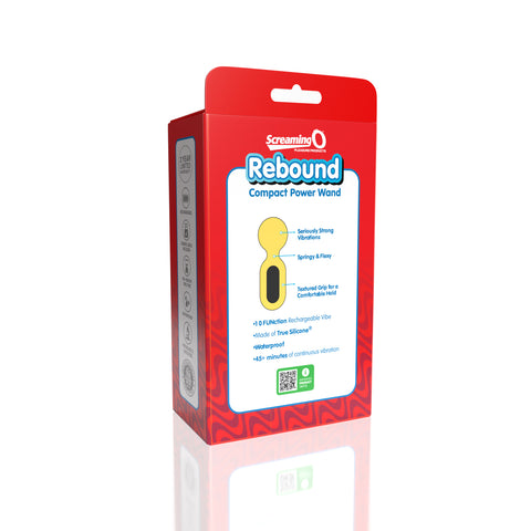 Screaming O Rebound Compact Power Wand - Bumblee Yellow